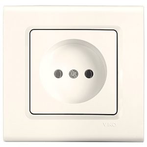 Розетка без заземления VIKO Linnera Крем