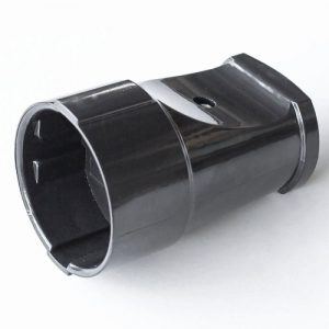 Штепсель без заземления черный 10A