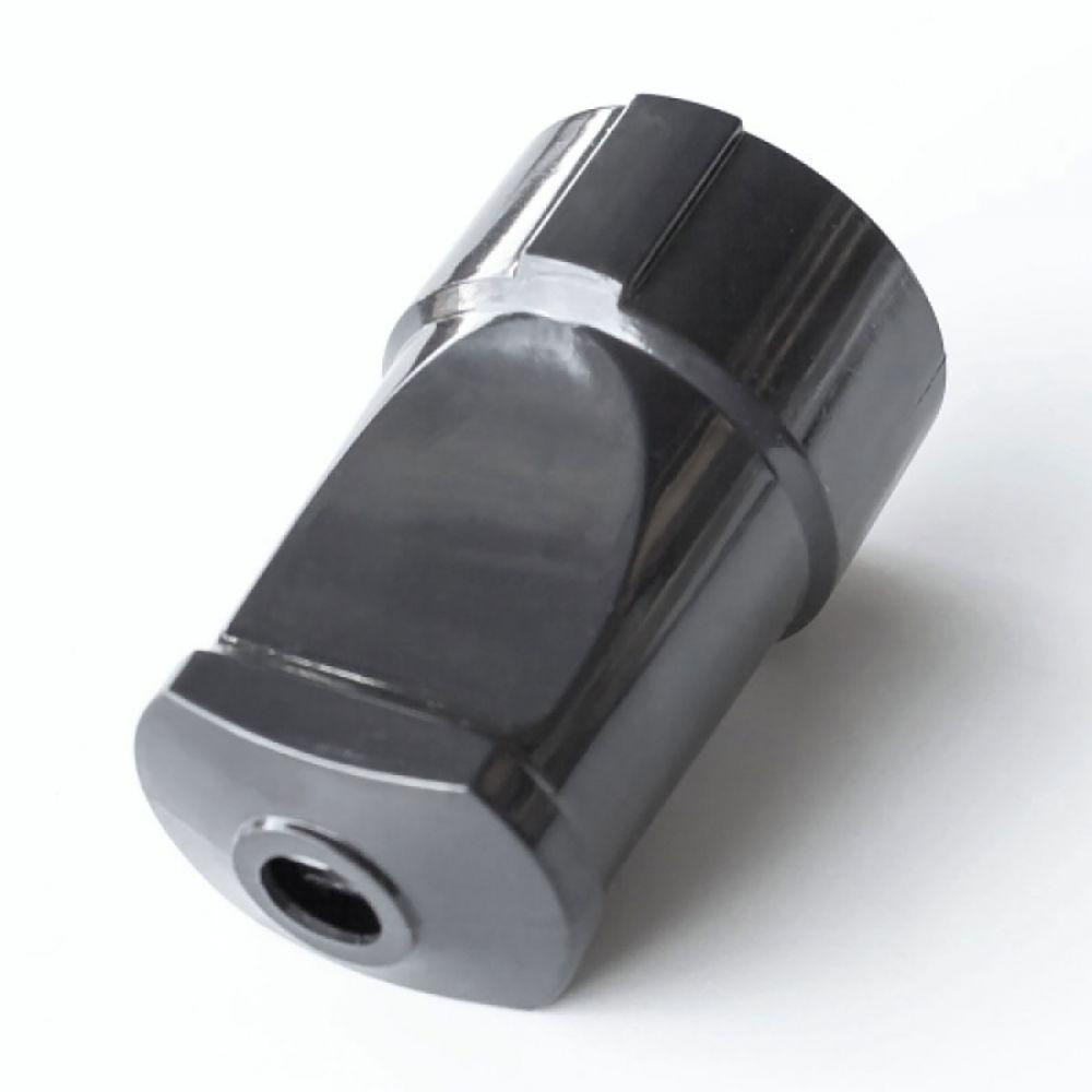 Штепсель без заземления черный 10A