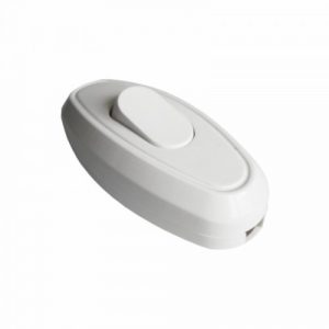 Выключатель навесной белый (Тумблер) Lemanso (LMA009)