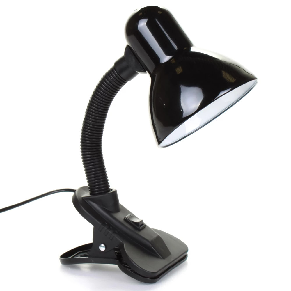 Настольный светильник Свет ST-2001 (МТ-108) 60W E27 на прищепке черный