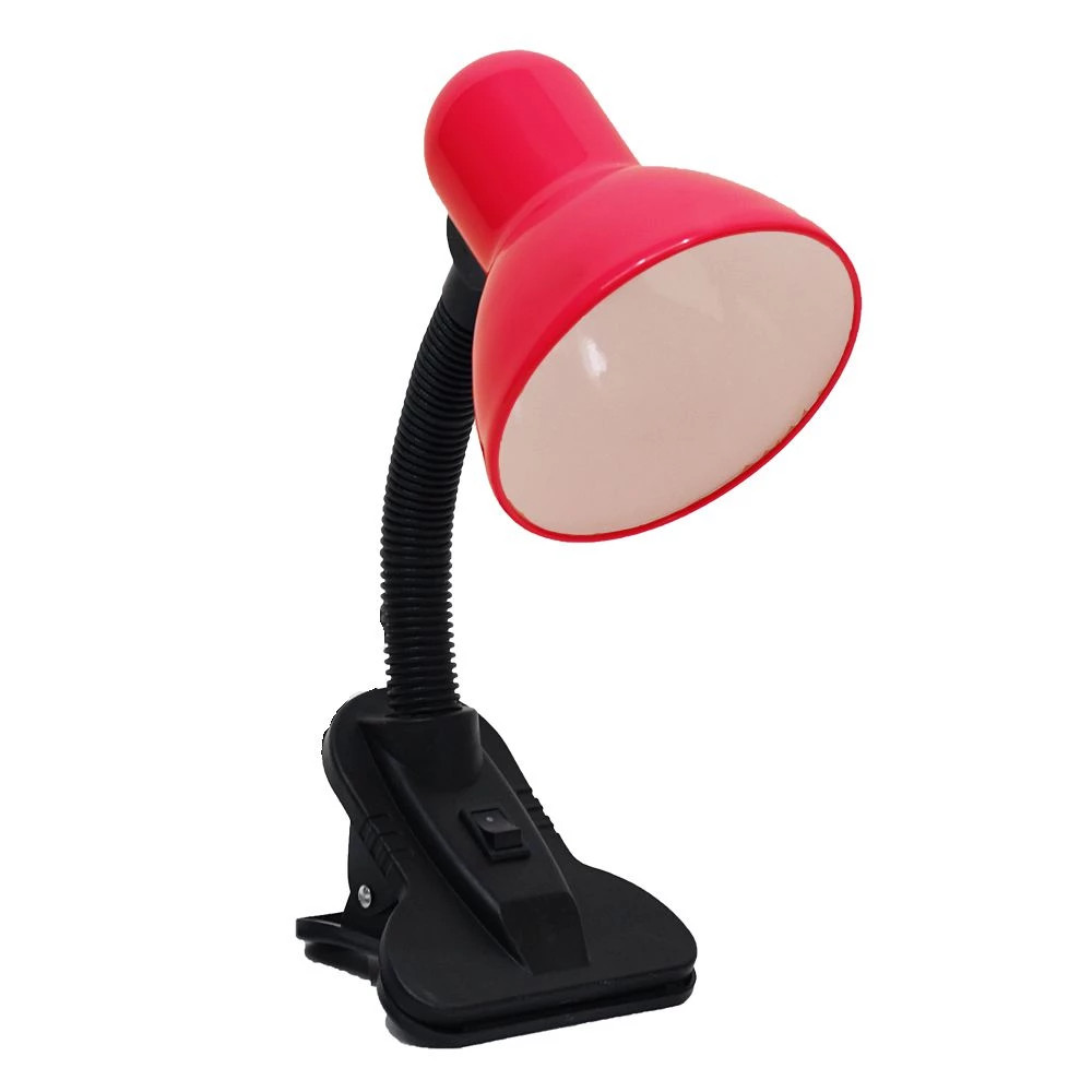Настольный светильник Свет ST-2001 (МТ-108) 60W E27 на прищепке красный