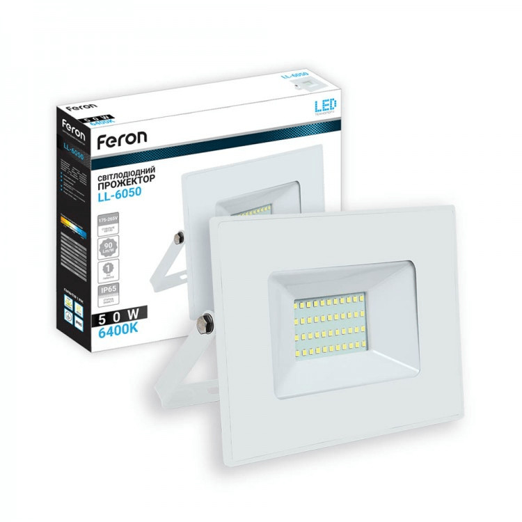 Прожектор LED FERON LL-6050 50W 6400К белый
