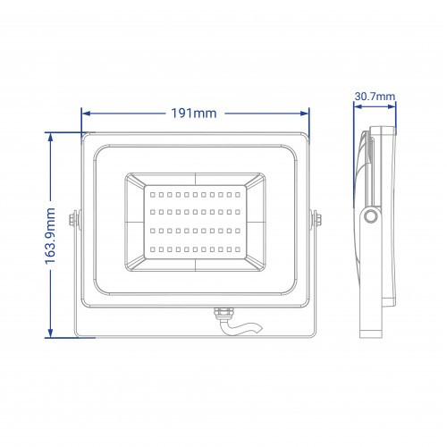 Прожектор LED FERON LL-6050 50W 6400К белый