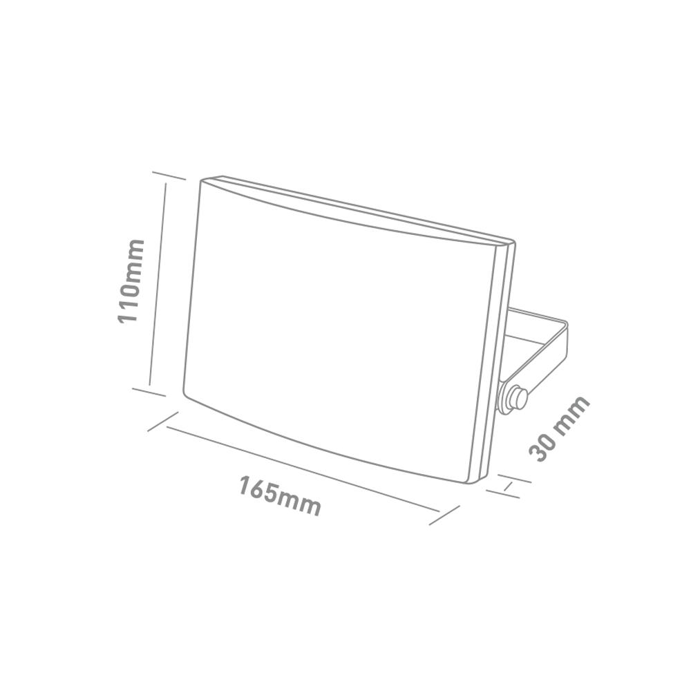 Прожектор LED MAXUS FL-03 30W черный (1-MFL-03-3050-WT) — изображение 3