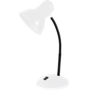 Настольный светильник Lemanso LMN096 60W E27 на пдставке белый с выключателем