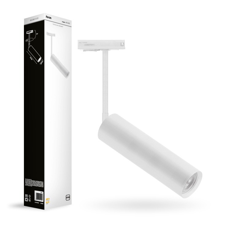 Трековый светильник Feron ML330 GU10 белый