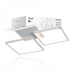 Cветильник LED Feron AL6300 QUADRO S 90W белый