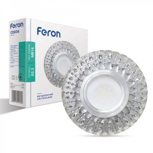 Светильник Feron CD836 MR16 с LED подсветкой