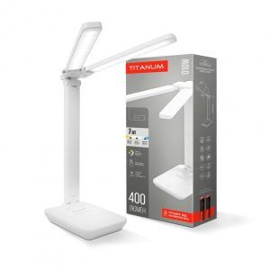 Настольный LED светильник TITANUM TLTF-010W 7W 3000-6500K с аккумулятором