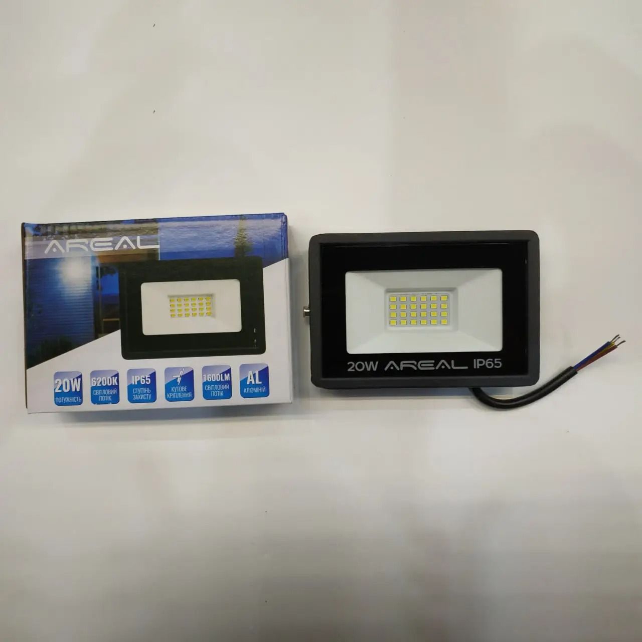 Прожектор BIOM LED AREAL 20W PR-20 6200К 220V IP65 — изображение 3