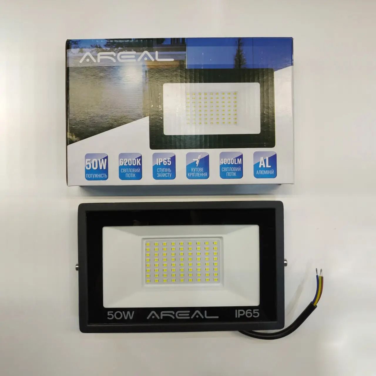 Прожектор BIOM LED AREAL 50W PR-50 6200К 220V IP65