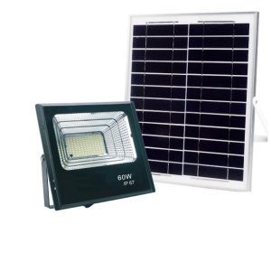 Прожектор LED LUXEL 60W (SFL-60C) на солнечной батарее c микроволновым датчиком движения