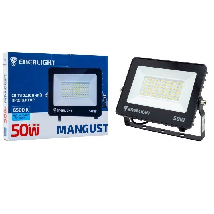 Прожектор Enerlight MANGUST 50Вт 6500K 220V IP65 (MANGUST50SMD80С)