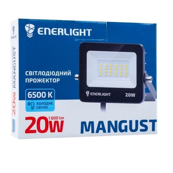 Прожектор Enerlight MANGUST 20Вт 6500K 220V IP65 (MANGUST20SMD80С)