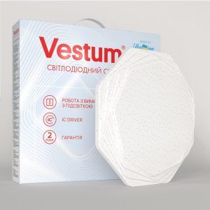 Cветильник LED VESTUM ROSE 24W звездное небо без д/у (1-VS-80031)