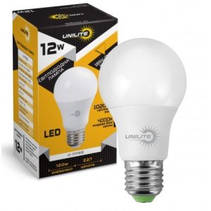 LED лампа VARGO UNILITE A60 12W E27 4000K