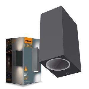 Подсветка для стены VIDEX VL-AR012 2хGU10 Черный