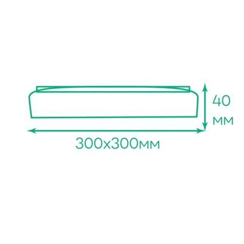 Светильник ЖКХ LED Feron-ARDERO AL709ARD 48 Вт накладной 5000К IP20 (Квадрат)