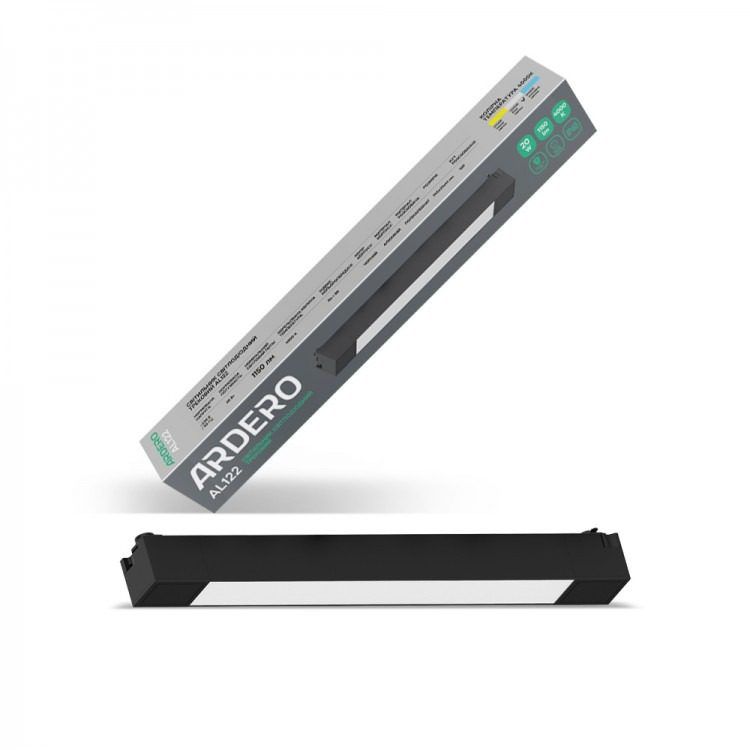 Трековый светильник LED Feron-ARDERO AL122 20W BLACK 4000K