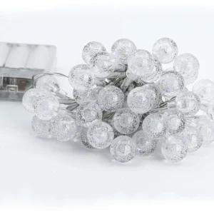 Гирлянда BERGER 2114-B-40 Warm 40 LED 1 режим 3 x AA "Шарики прозрачные" 6 метров