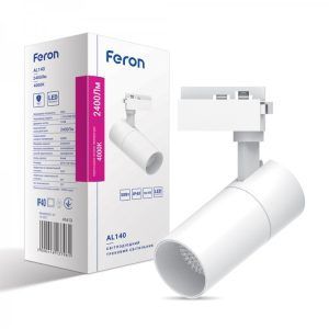 Трековый светильник LED Feron AL140 30W белый