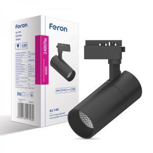 Трековый светильник LED Feron AL140 30W черный