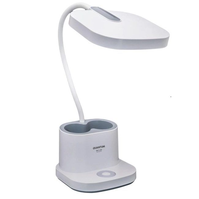 Настольный аккумуляторный LED светильник Quantum VERONA QM-TL1061 LED 6W 4100К USB 5V 3000mAh с Power Bank