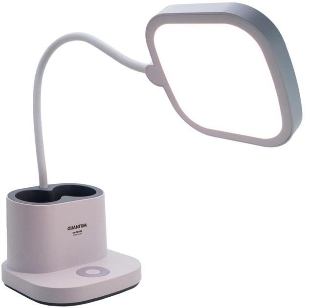 Настольный аккумуляторный LED светильник Quantum VERONA QM-TL1061 LED 6W 4100К USB 5V 3000mAh с Power Bank