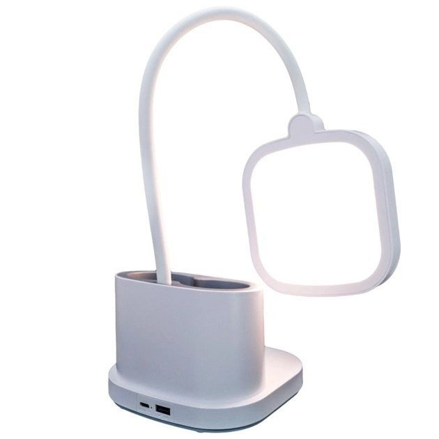 Настольный аккумуляторный LED светильник Quantum VERONA QM-TL1061 LED 6W 4100К USB 5V 3000mAh с Power Bank