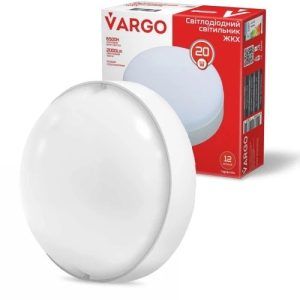 Светильник Vargo ЖКХ 20W 6500K IP65 (Круг) с датчиком движения (V-115725)