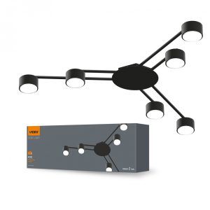 Светильник (Подсветка) VIDEX VL-SPF21B-B под лампу 6xGX53 накладной Черный