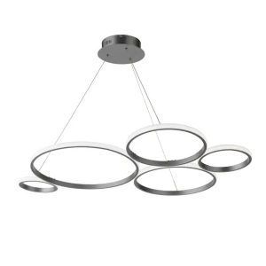 Подвесная Люстра Berger 7023-PL-58 Black LED 58 Вт 4000K