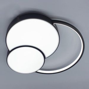 Люстра LED ESLLSE ECONOMICO 60W 3R-500x430x50-BLACK/WHITE-220-IP20