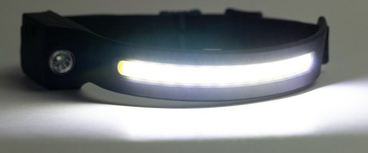 Фонарик налобный с сенсором Westinghouse LED+COB WF218