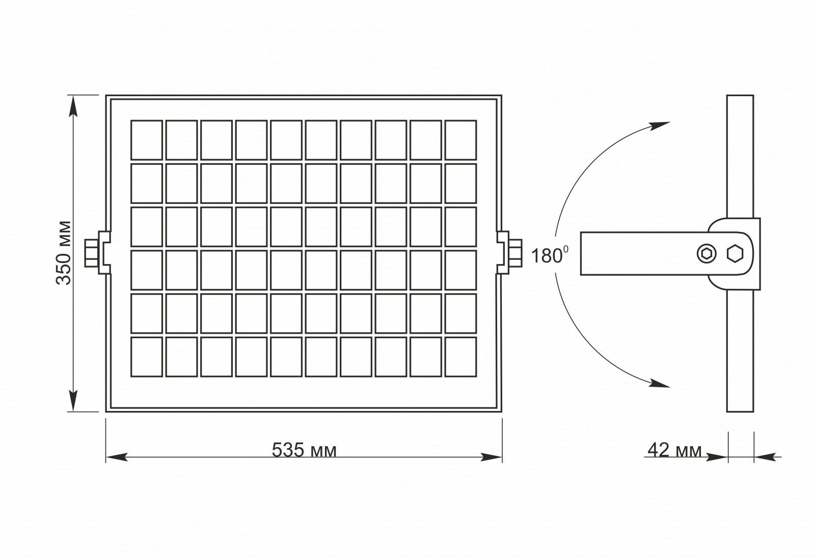 Прожектор LED VIDEX 25W автономный 2800Lm 5000K на солнечной батарее (VL-FSO-1005)