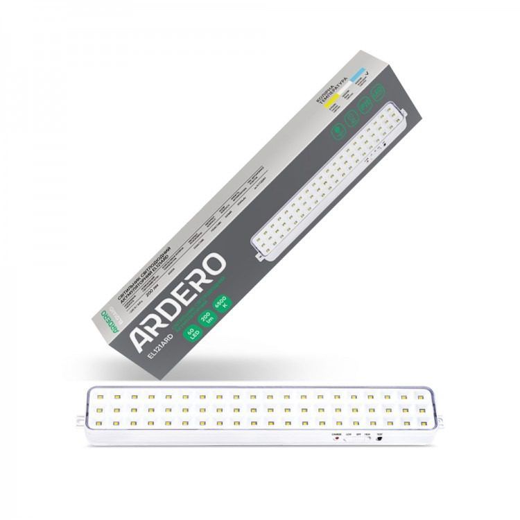 Аварийный светильник LED Ardero EL121ARD 4W 6500К (аккумуляторный)
