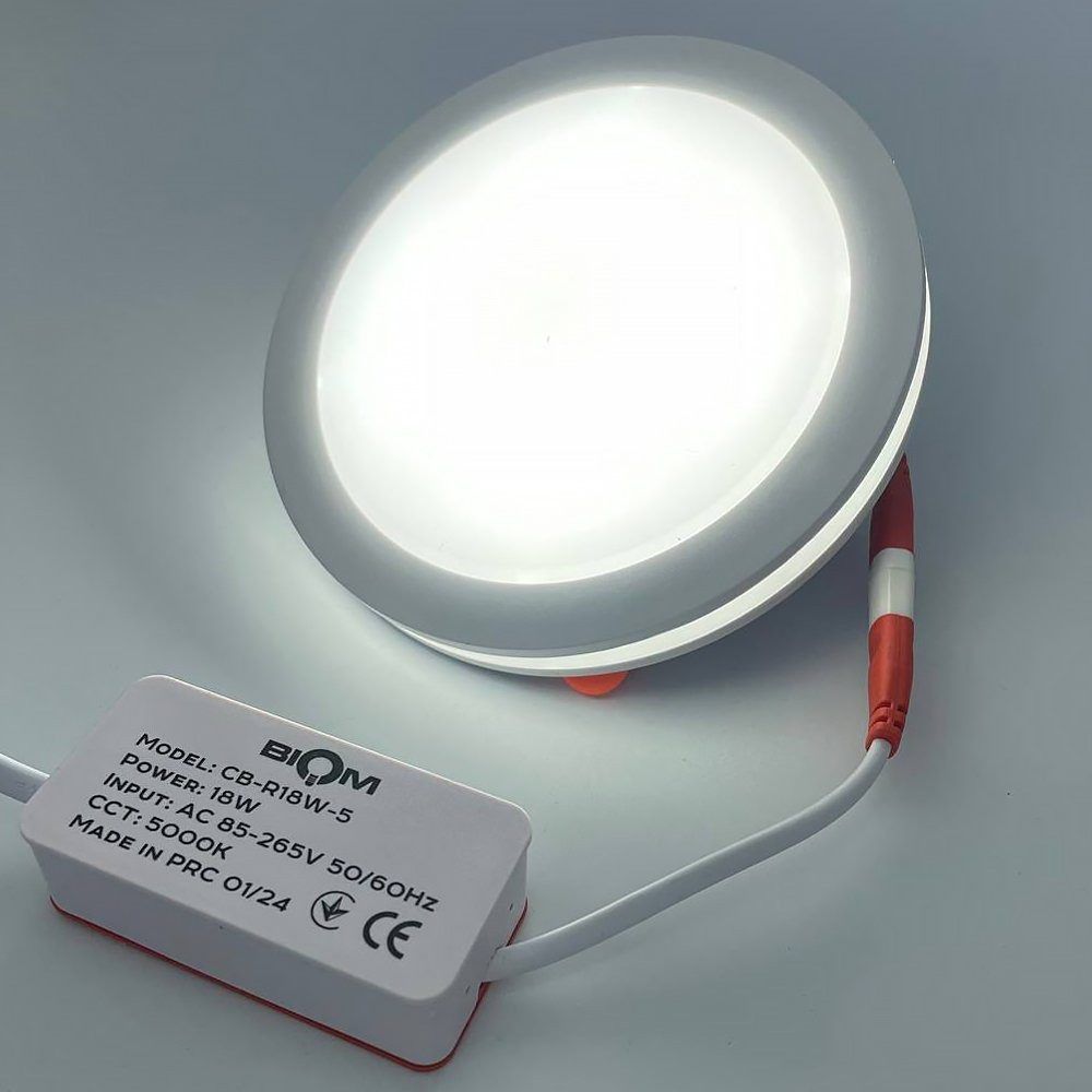 Светильник LED Biom CB-R18W-5 18Вт круглый 5000К встраиваемый