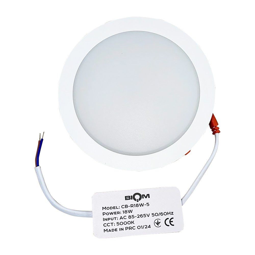 Светильник LED Biom CB-R18W-5 18Вт круглый 5000К встраиваемый
