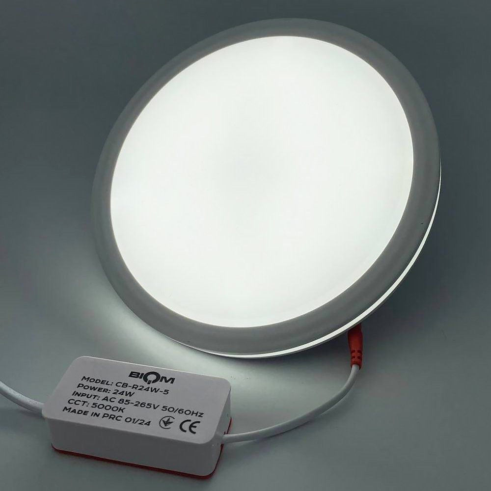 Светильник LED Biom CB-R24W-5 24Вт круглый 5000К встраиваемый
