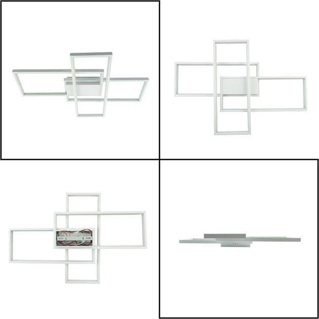 Люстра LED ESLLSE SVEN 85W 3S SMART 690x470x85-WHITE-220-IP20 с пультом и приложением