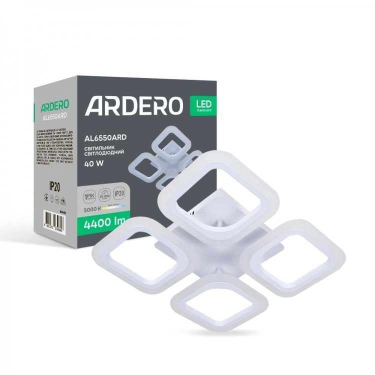 Cветильник LED SMART Feron-ARDERO AL6550ARD MATEO 40Вт 5000K белый