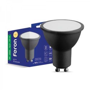 LED лампа Feron LB-716 6W GU10 4000K Black