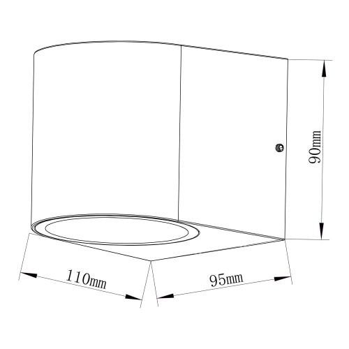 Подсветка для стены Feron-Ardero DH0130ARD под лампу 2xGX53 черный — изображение 2