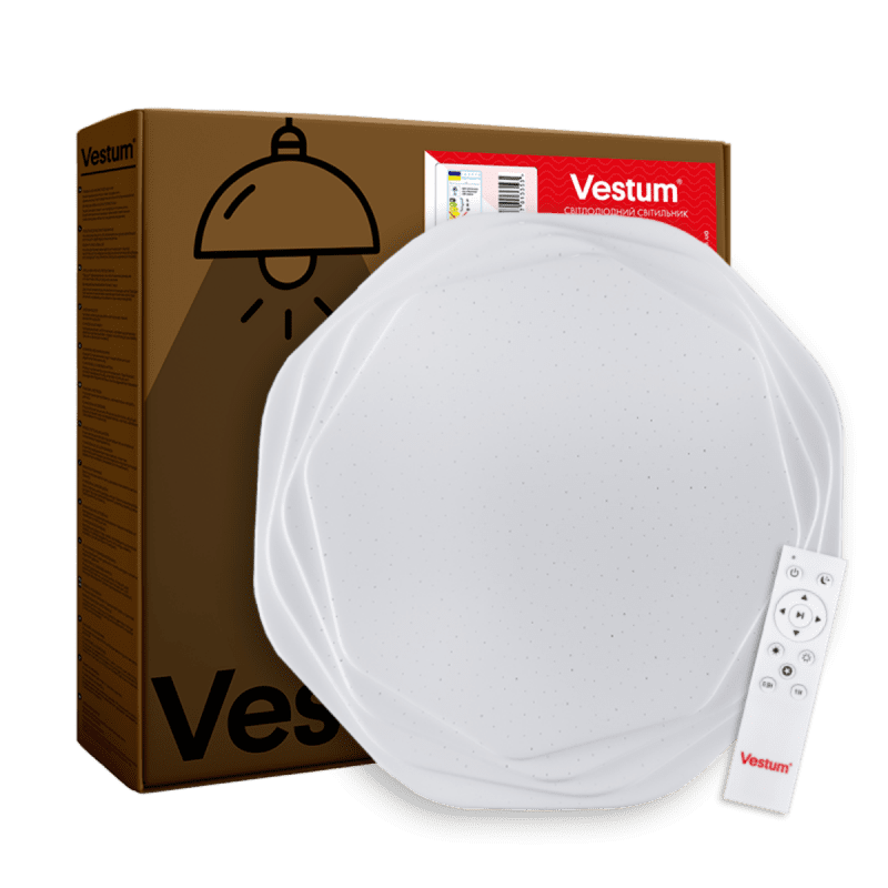 Світильник VESTUM 1-VS-81018 Rose 96W 495×72 + пульт ДУ (SMART) (№3)