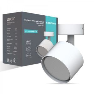 Cветильник поворотный Feron-Ledcoin ML411-1 GX53 белый