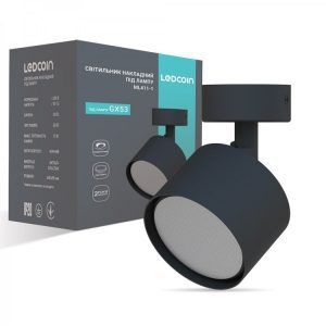 Cветильник поворотный Feron-Ledcoin ML411-1 GX53 черный
