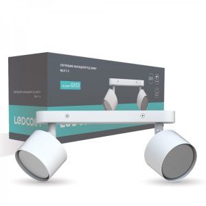 Cветильник поворотный Feron-Ledcoin ML411-2 GX53 белый