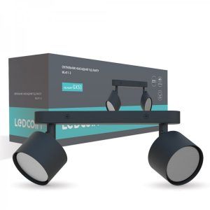 Cветильник поворотный Feron-Ledcoin ML411-2 GX53 черный