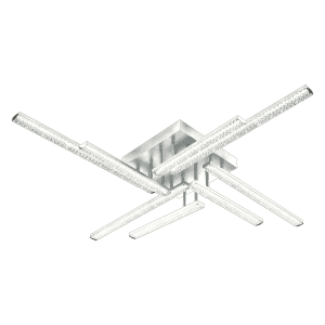 Люстра LED ESLLSE LINE-76W-8L-SMART-955x955x125-WHITE-220-IP20 с пультом и приложением